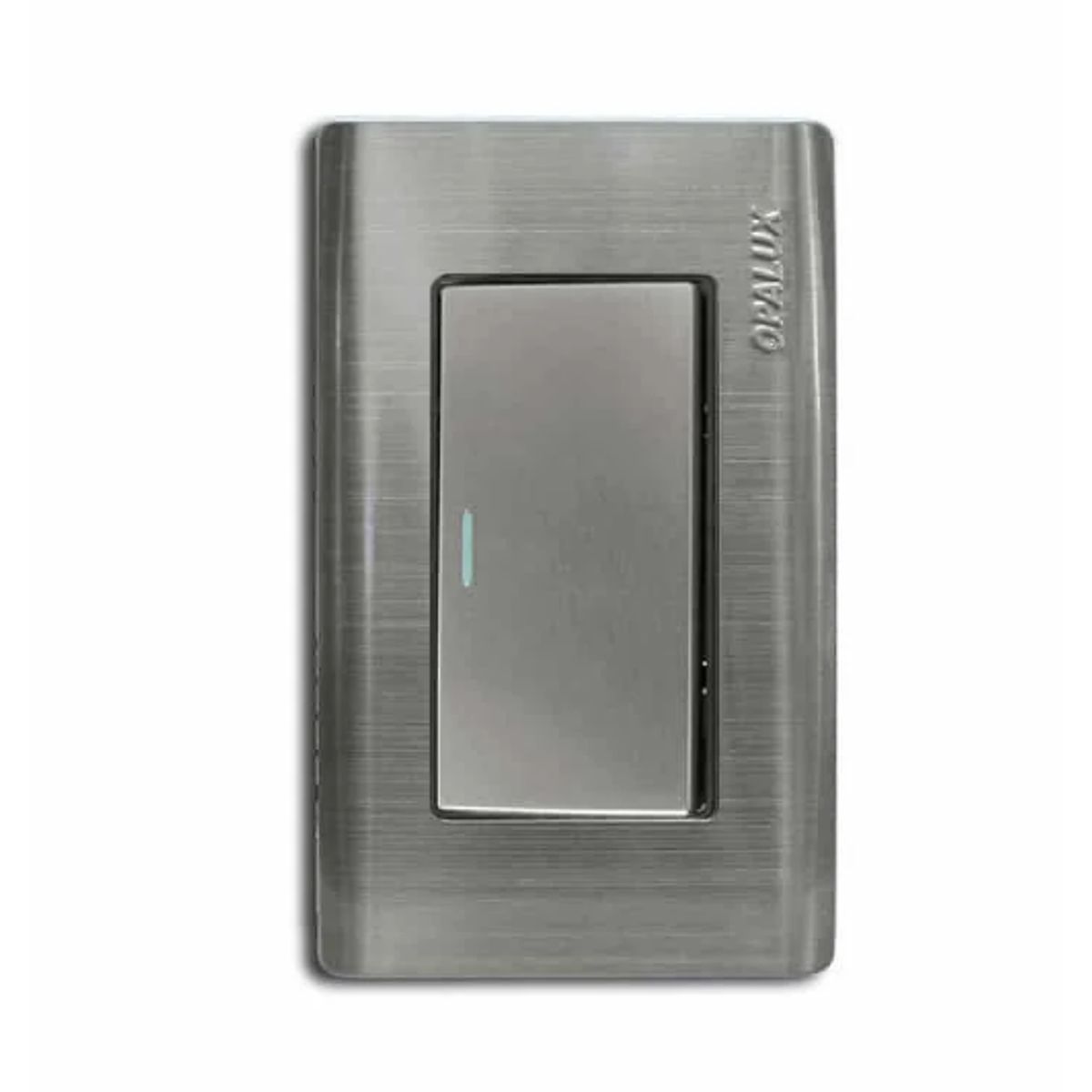 OPALUX - Interruptor Metálico Simple Conmutador con Dado 7cm OP-011-3 OPALUX