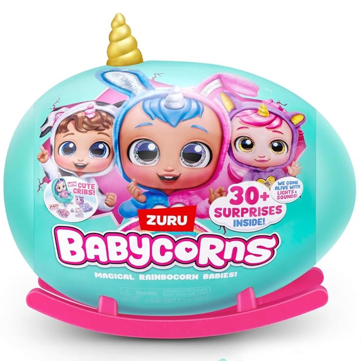 RAINBOCORNS - Babycorns Bebe Sorpresa con Accesorios