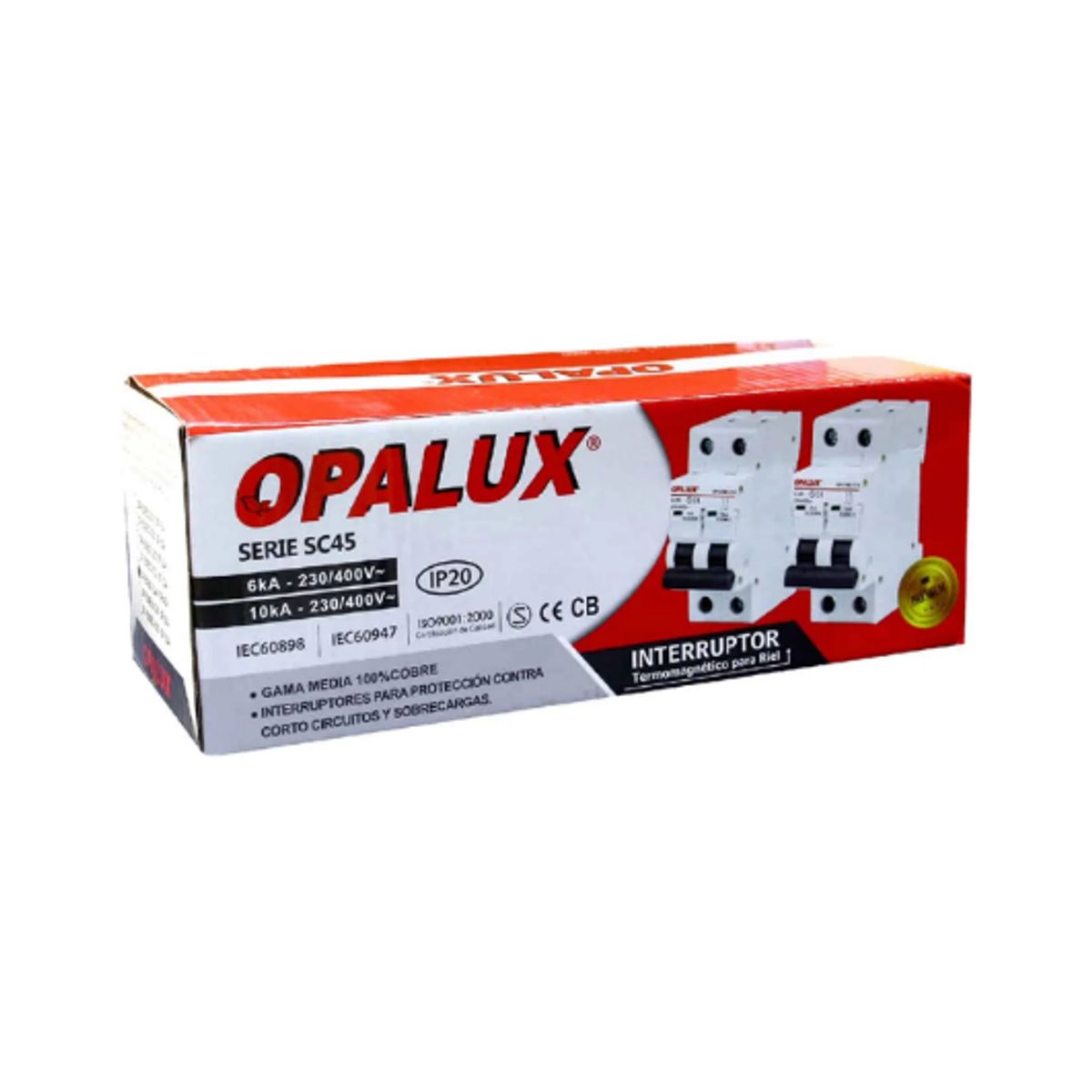 OPALUX - Llave Termomágnetica para Riel OP-ES9B2-C32 OPALUX