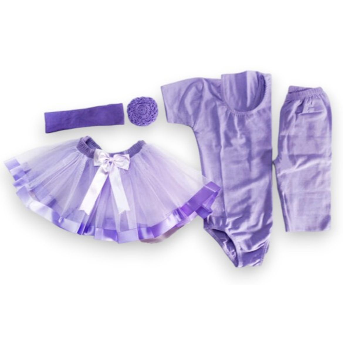 GENERICO - CONJUNTOS TRAJE DE BALLET TUTU DE 1 CAPA - LILA