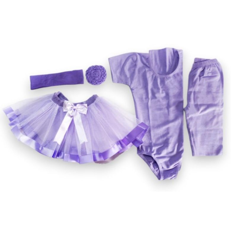 GENERICO - CONJUNTOS TRAJE DE BALLET TUTU DE 1 CAPA - LILA