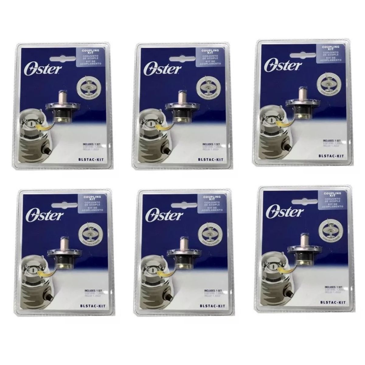 OSTER - Conjunto de acople PIN original Oster Pack 06 uds