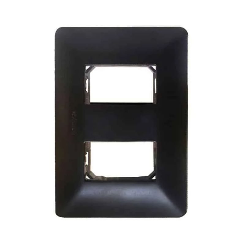 OPALUX - Placa Doble con Soporte BM202MBLK OPALUX