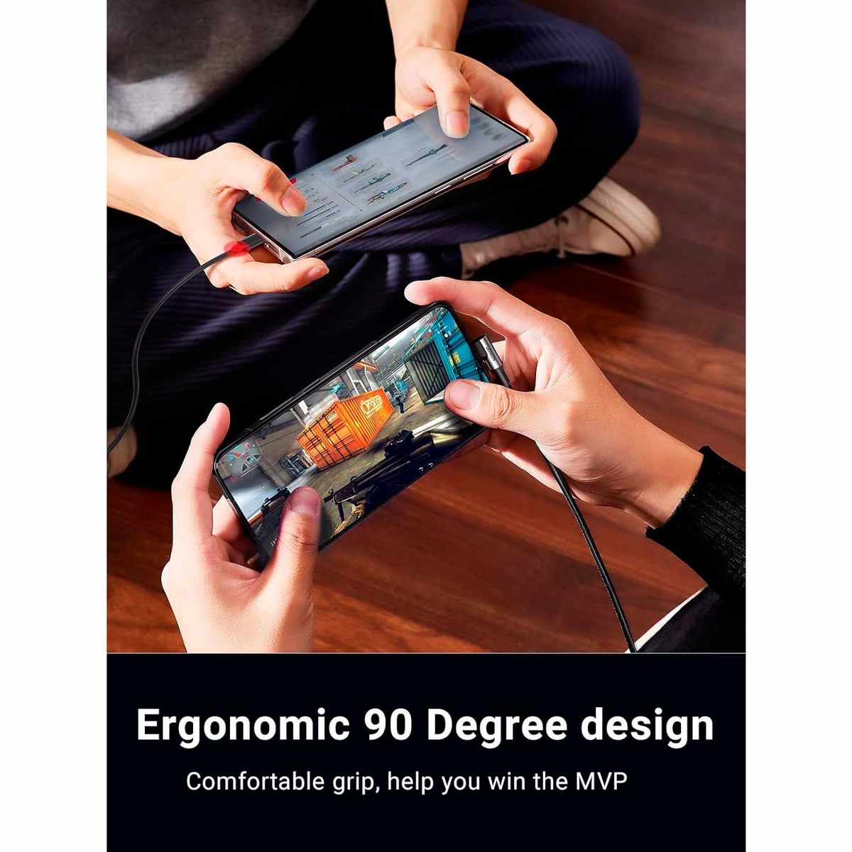 UGREEN - Cable Ugreen USB-C A Usb-A 3.0 Angulo 90° 1M Carga Rapida 20299