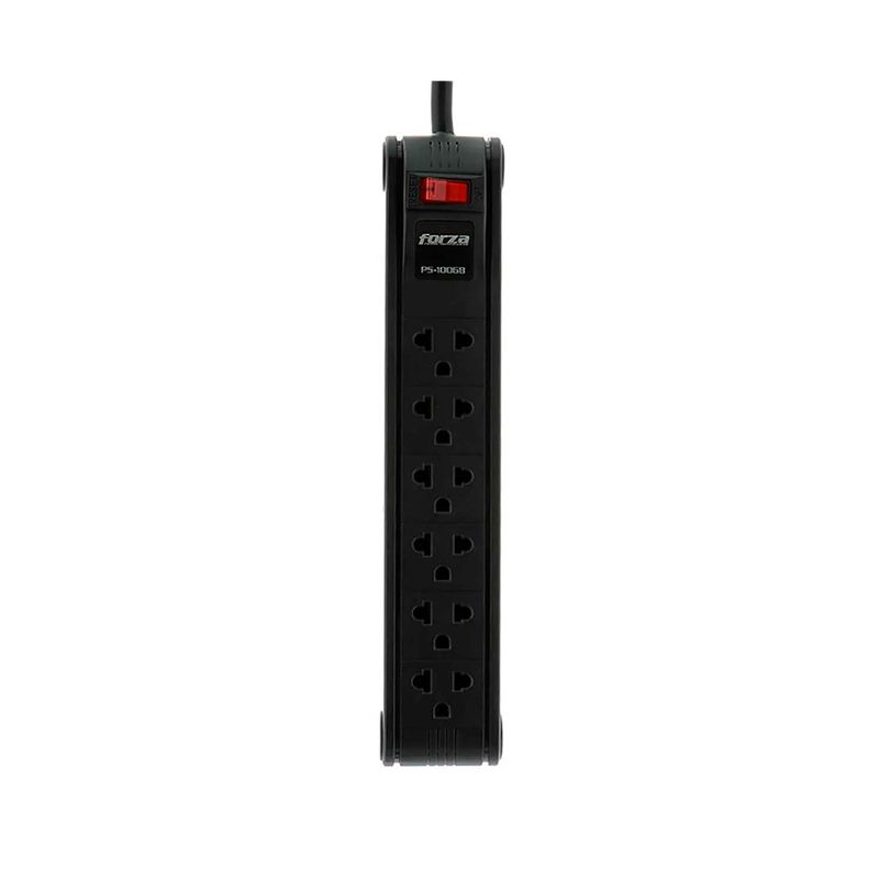 FORZA - Regleta Forza Ps-1006b Strip 110220V 6-Univ Nema 10 Foot Cable-Black