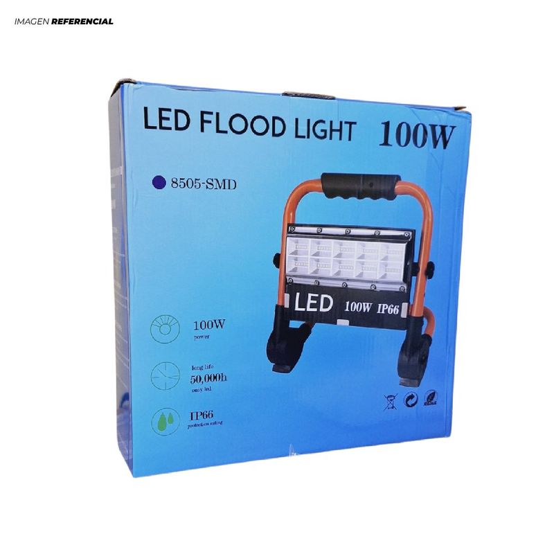 GENERICO - Reflector Recargable 100 W Ara Exteriores IP-66