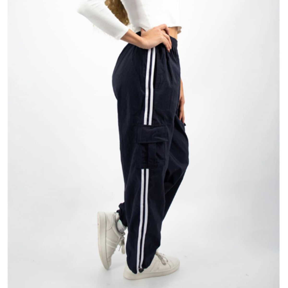 ENKI - Cargo Trend Pantalones Modelo Pants Track Mujer