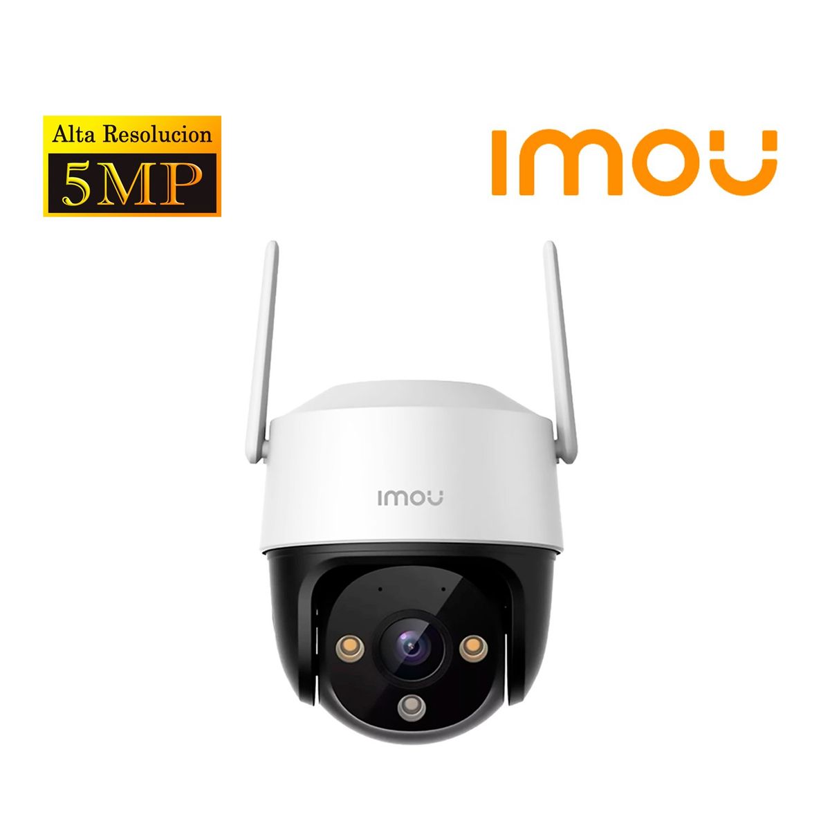 IMOU - Cámara Seguridad Wi-Fi CRUISER SE+ 5MP 360° Noche color Exterior