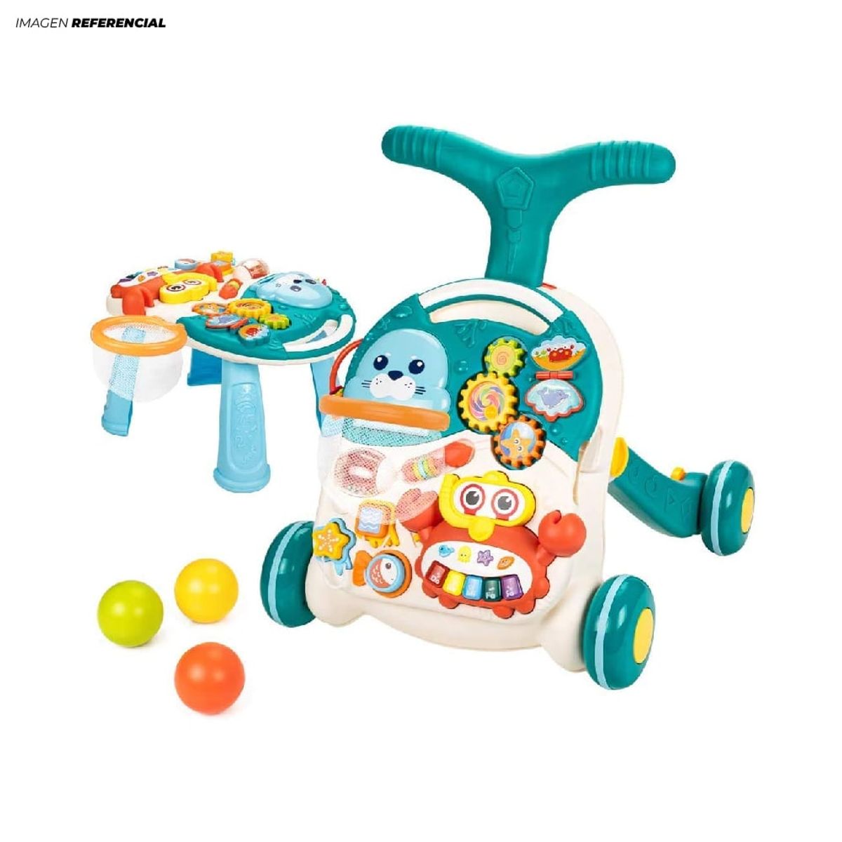 GENERICO - Andador y Mesa de Actividad para Bebés 2 en 1