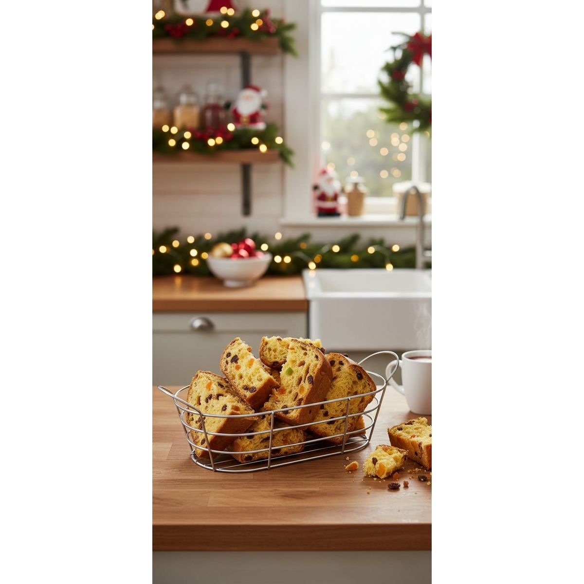 GENERICO - Cesta para Panes Ovalado estilo nordico - incluye forro en algodón