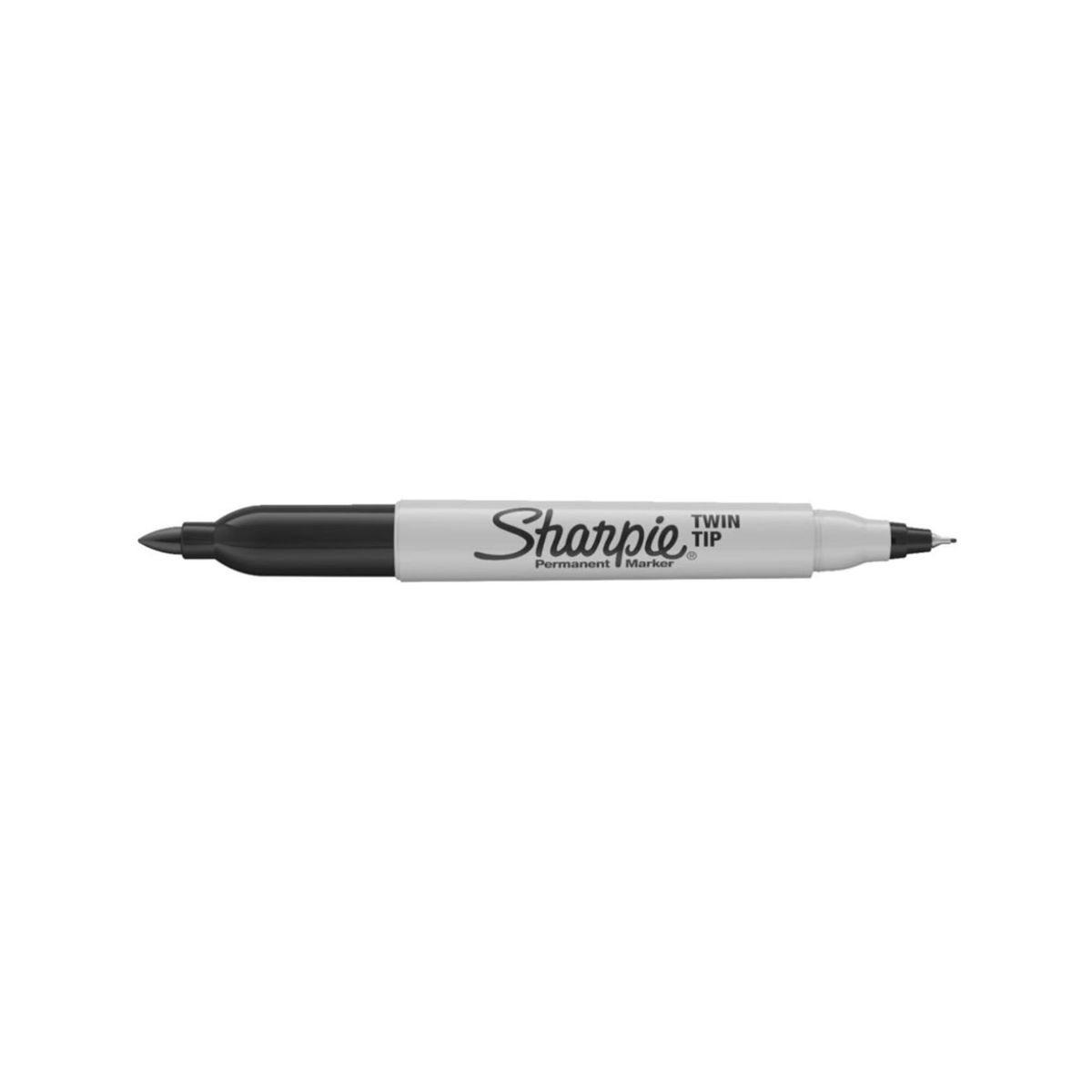 SHARPIE - Marcador Permanente Doble Punta Negro X1