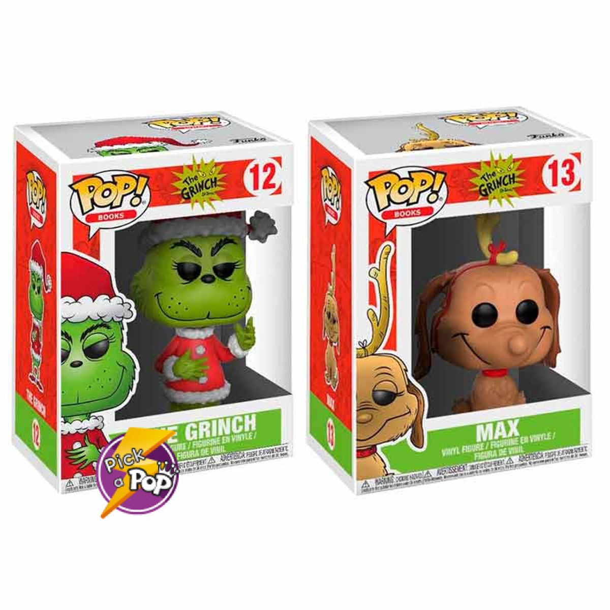 FUNKO - THE GRINCH Y MAX FUNKO SET