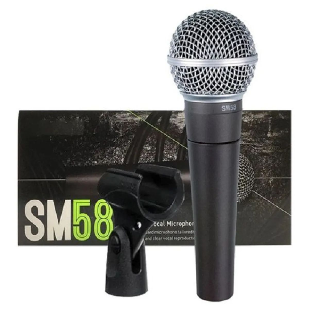SHURE - Micrófono Shure SM58-LC Dinámico Cardioide - Negro
