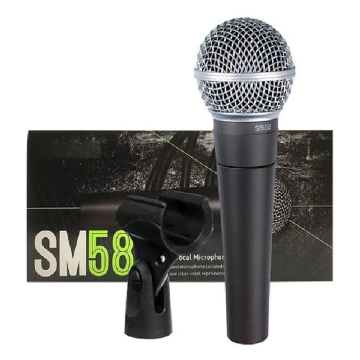 SHURE - Micrófono Shure SM58-LC Dinámico Cardioide - Negro