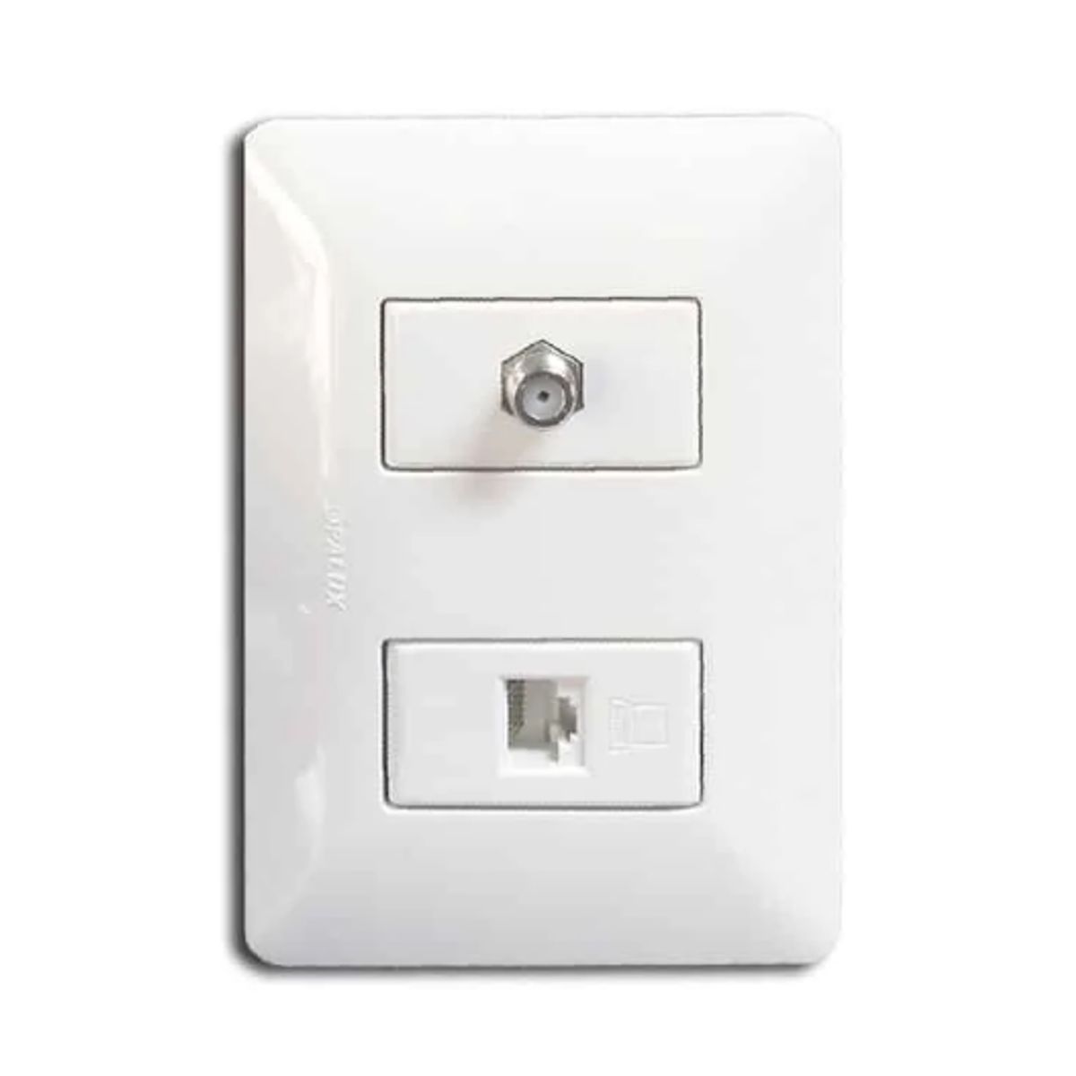 OPALUX - Toma Coaxial+ Red Cat 5e BM1885 OPALUX