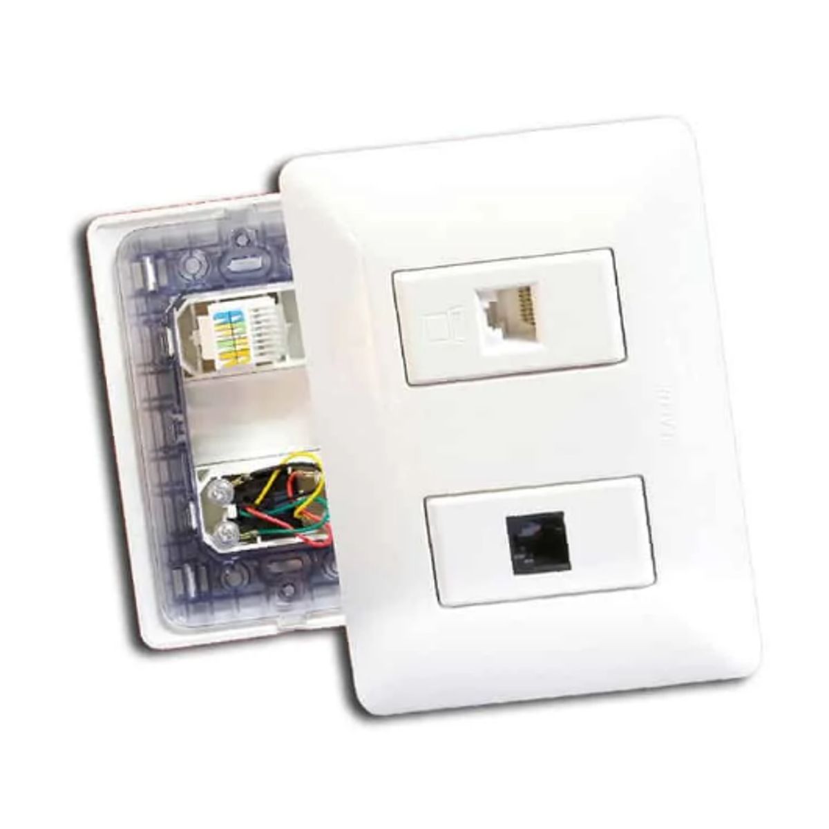 OPALUX - Toma Telefónico + Red Cat 5e BM1876 OPALUX