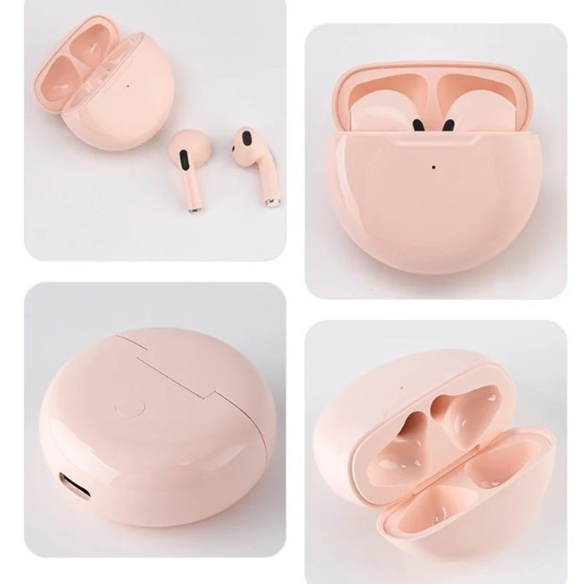 GENERICO - Audífono Inalámbrico Pro-6 Color Rosado