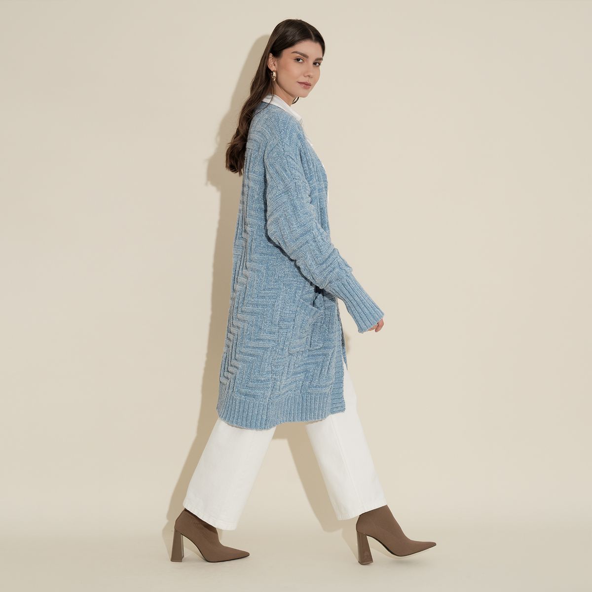 CAMILA VIALI - Camila Viali Chompa Stephanie Celeste en talla S