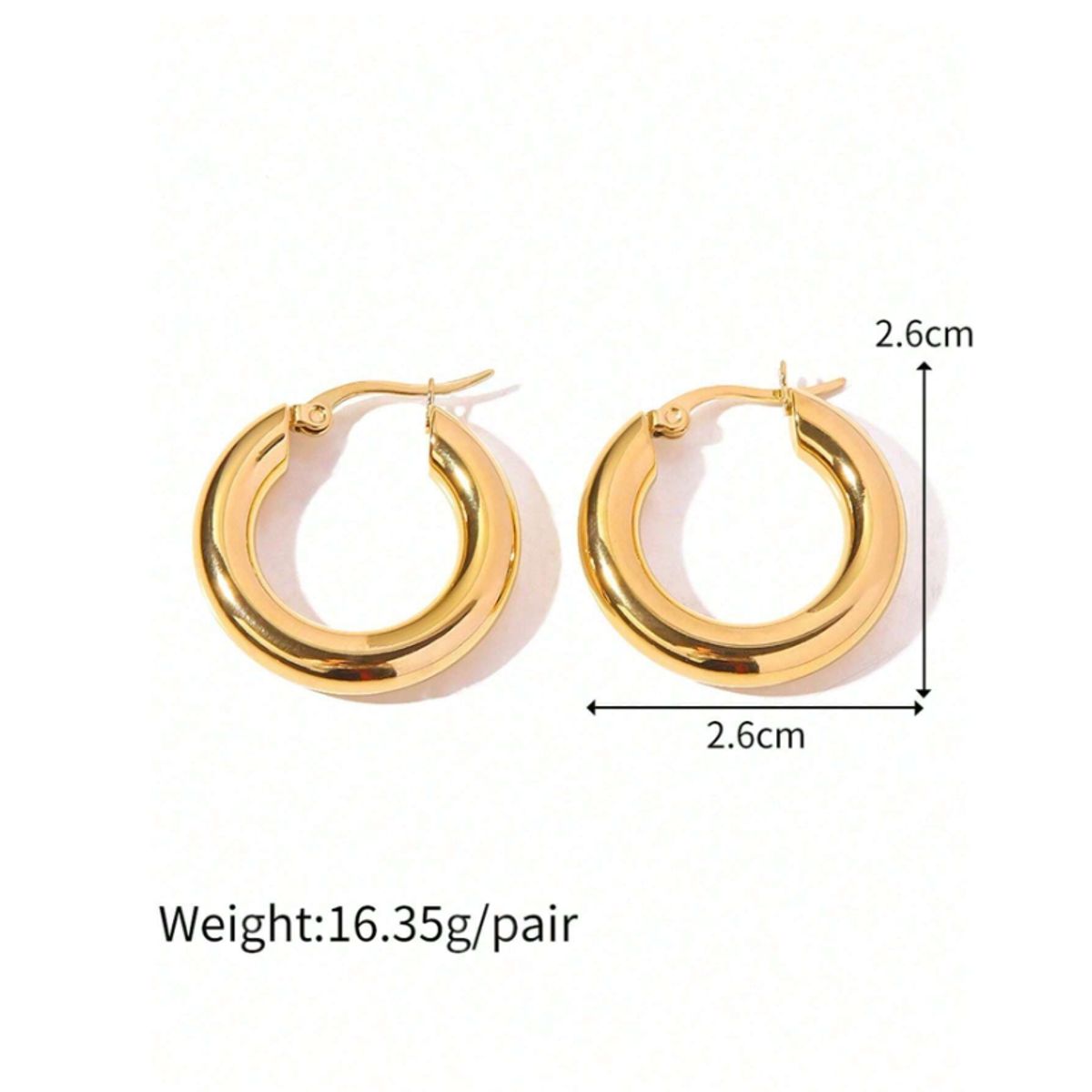 GENERICO - ARETES EN FORMA CIRCULAR MEDIANOS