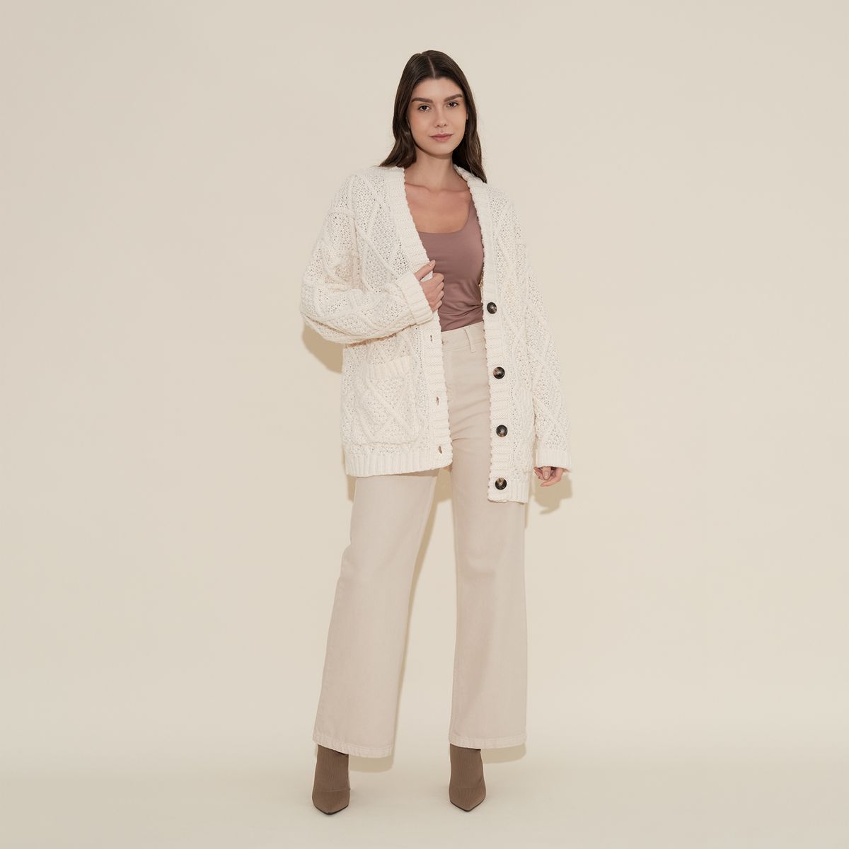 CAMILA VIALI - Camila Viali Chompa Ermine en talla S