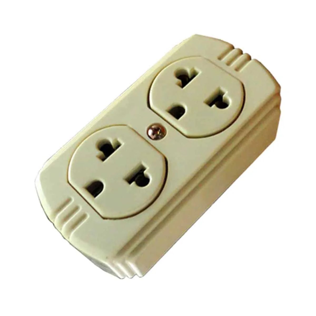 WESTOR - Tomacorriente Doble Universal 2 Polos+Tierra WT-U08-2 WESTOR