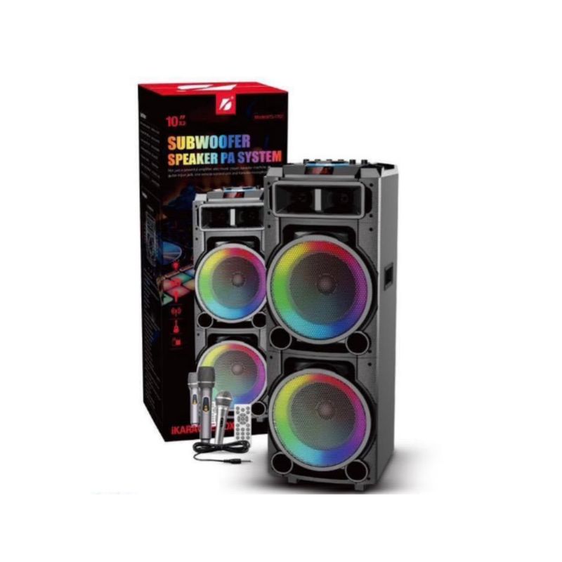 GENERICO - SUBWOOFER SPEAKER PA SYSTEM LED
