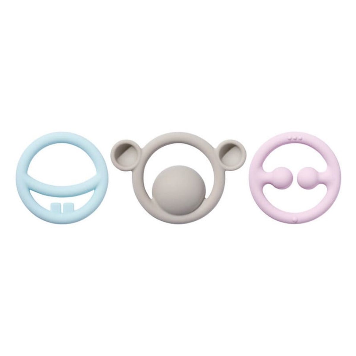 MOLUK - Juguete flexible Moluk Nigi Nagi Nogi Set x 3 - Colores Pastel