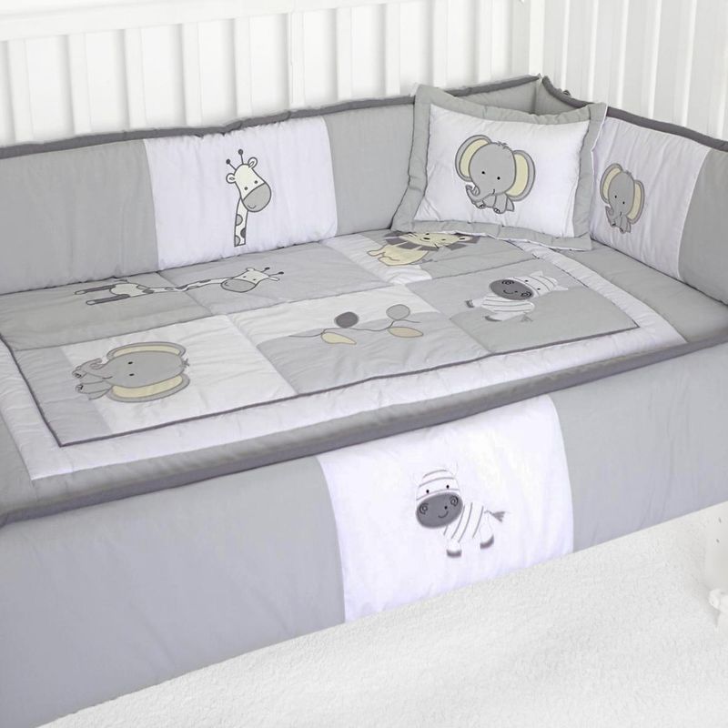 BABY MERINOS - Set de Cuna y 4 protectores - Prestige - Los amigos de la selva 2