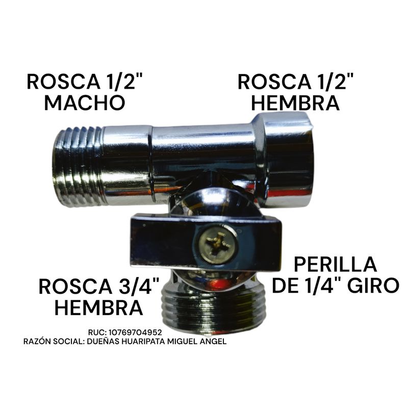 IMPORTADO MC - ADAPTADOR PARA MANGUERA DE LAVADORA