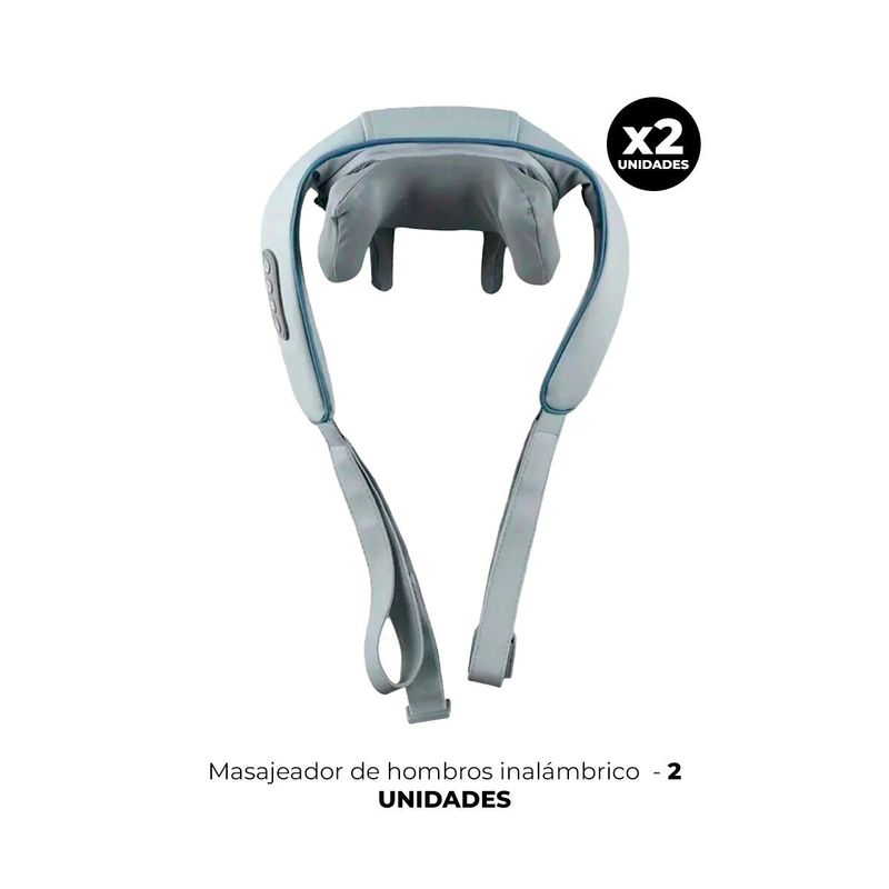IMPORTADO MC - 2 MASAJEADOR DE HOMBROS INALABRICO