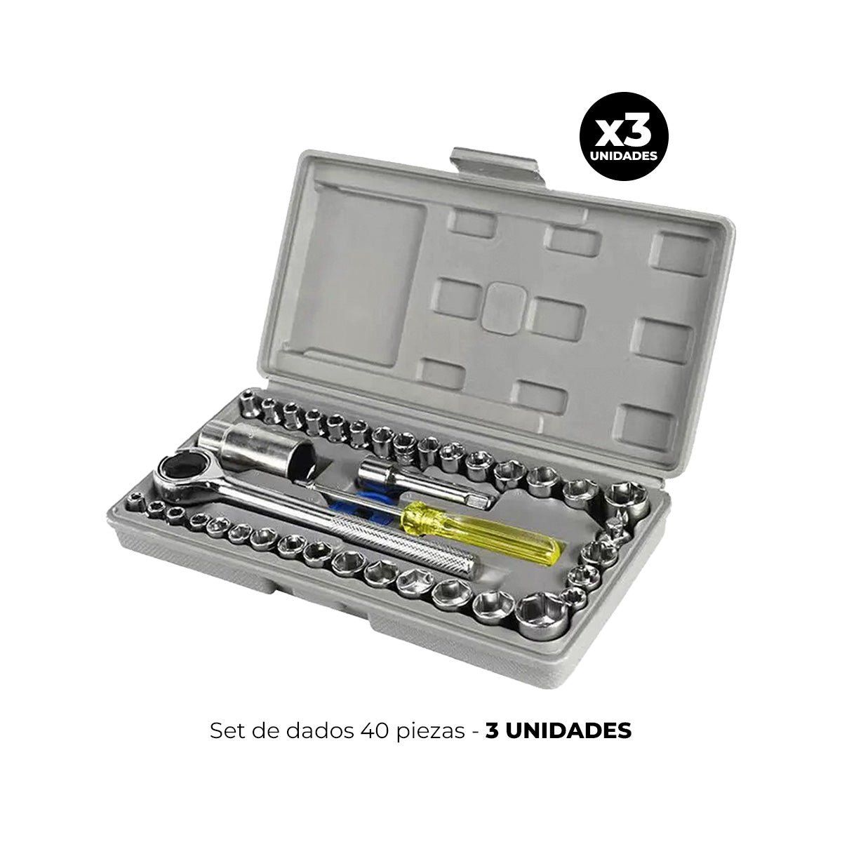 IMPORTADO MC - 3 SET DE DADOS 40 PIEZAS