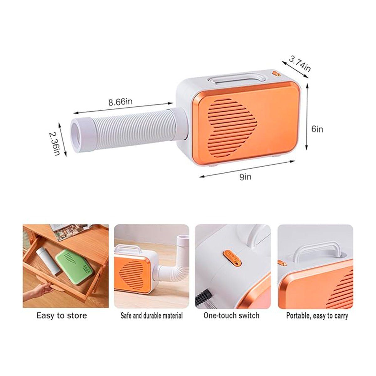 IMPORTADO MC - 3 SECADORA DE ROPA NARANJA