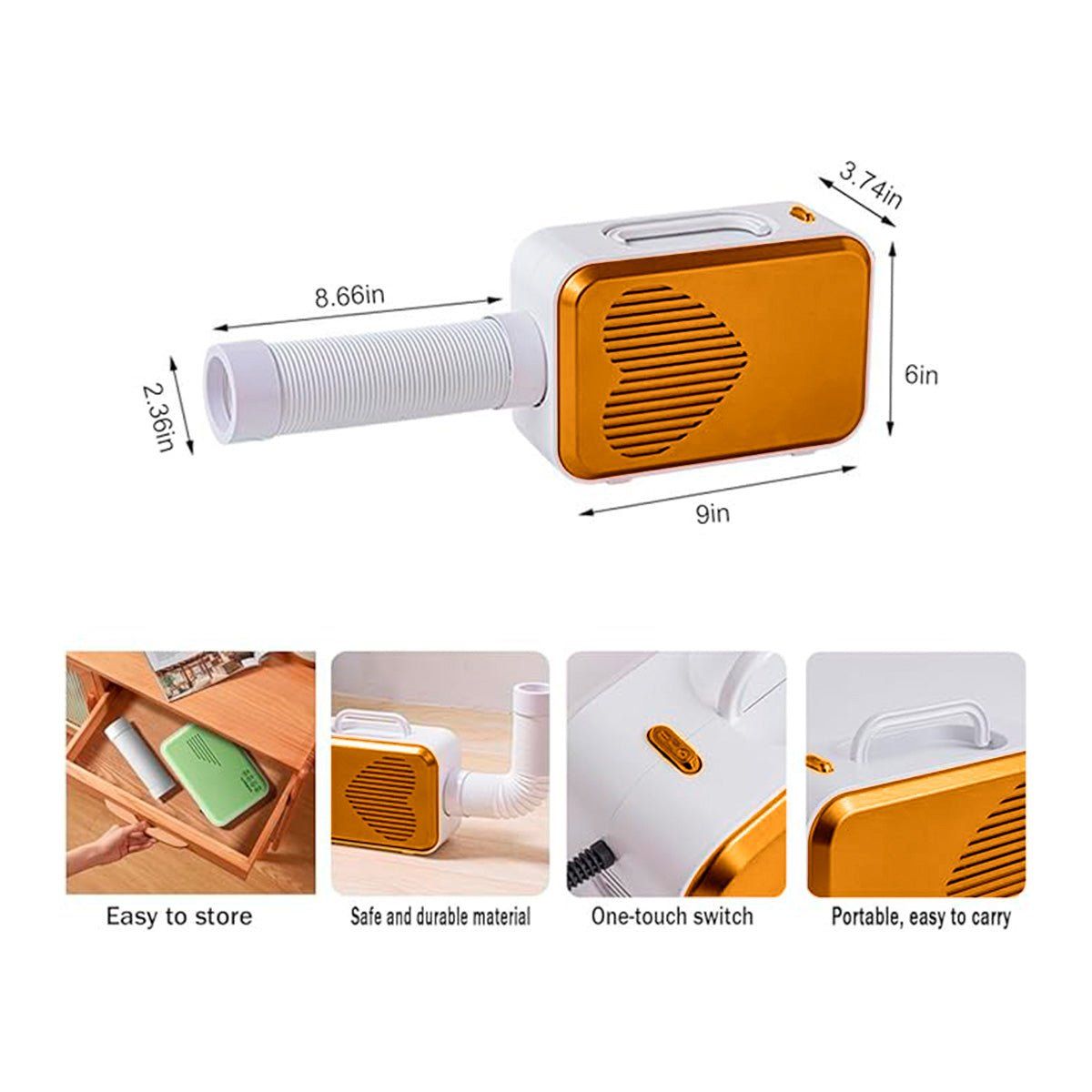 IMPORTADO MC - SECADORA DE ROPA ROSE GOLD