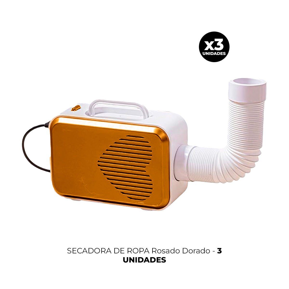 IMPORTADO MC - 3 SECADORA DE ROPA ROSE GOLD