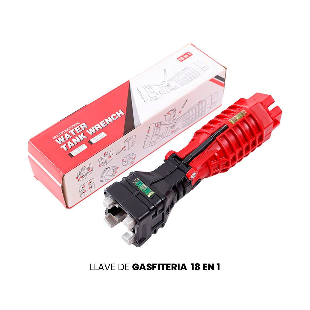 IMPORTADO MC - LLAVE DE GASFITERIA 18 EN 1