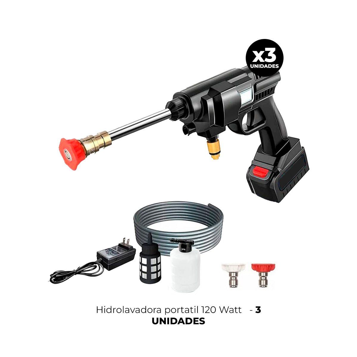 IMPORTADO MC - 3 HIDROLAVADORA PORTATIL 120 V