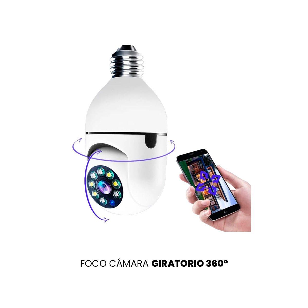 IMPORTADO MC - FOCO CÁMARA GIRATORIO 360°