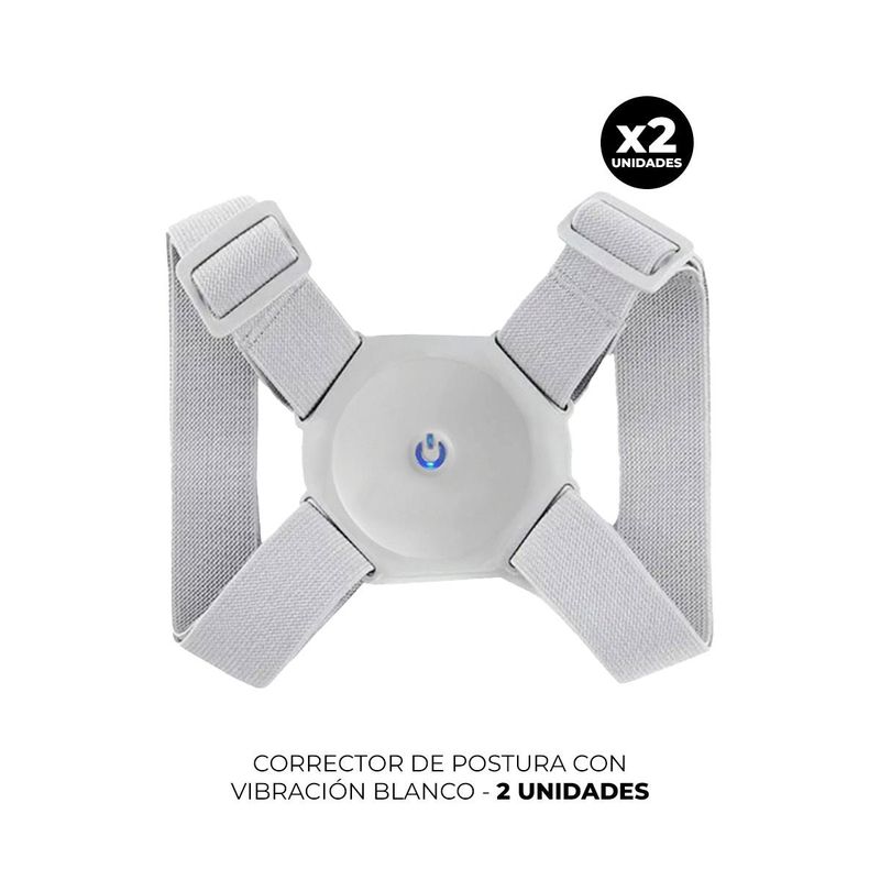 IMPORTADO MC - 2 CORRECTOR DE POSTURA CON VIBRACIÓN PLOMO