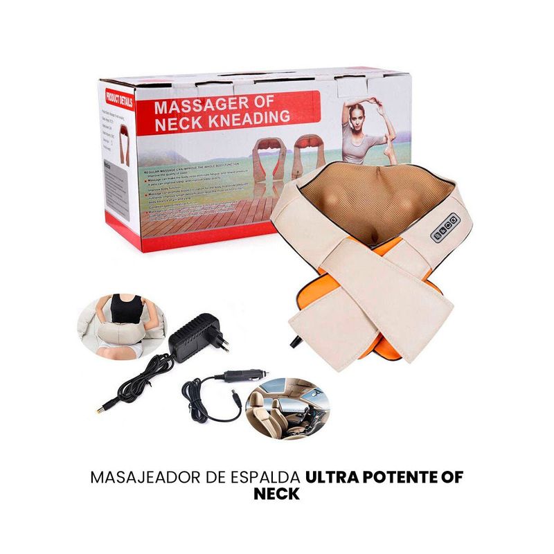 IMPORTADO MC - MASAJEADOR DE ESPALDA ULTRA POTENTE
