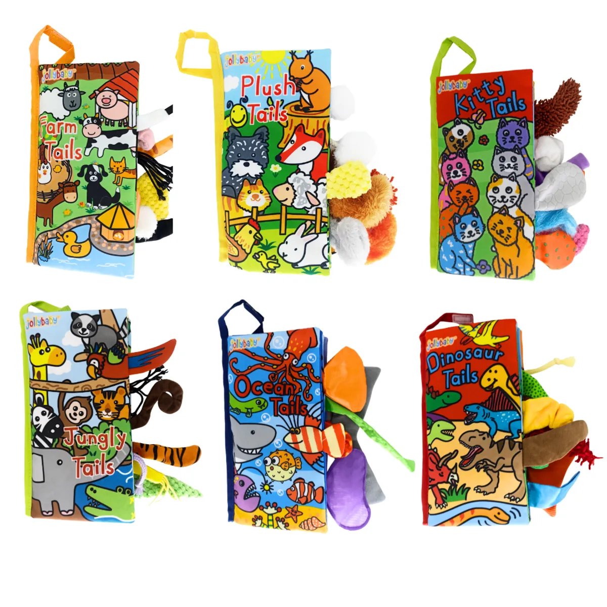 GENERICO - Libro de Tela con Colita - Dinosaurios