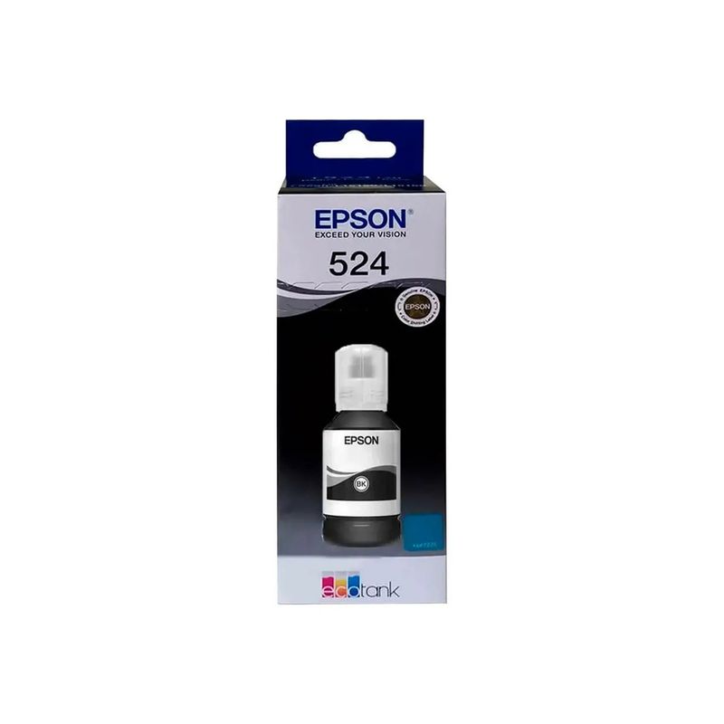 EPSON - Tinta Epson 524 NEGRO BLACK T524 T524120 127ml L15150 L15160