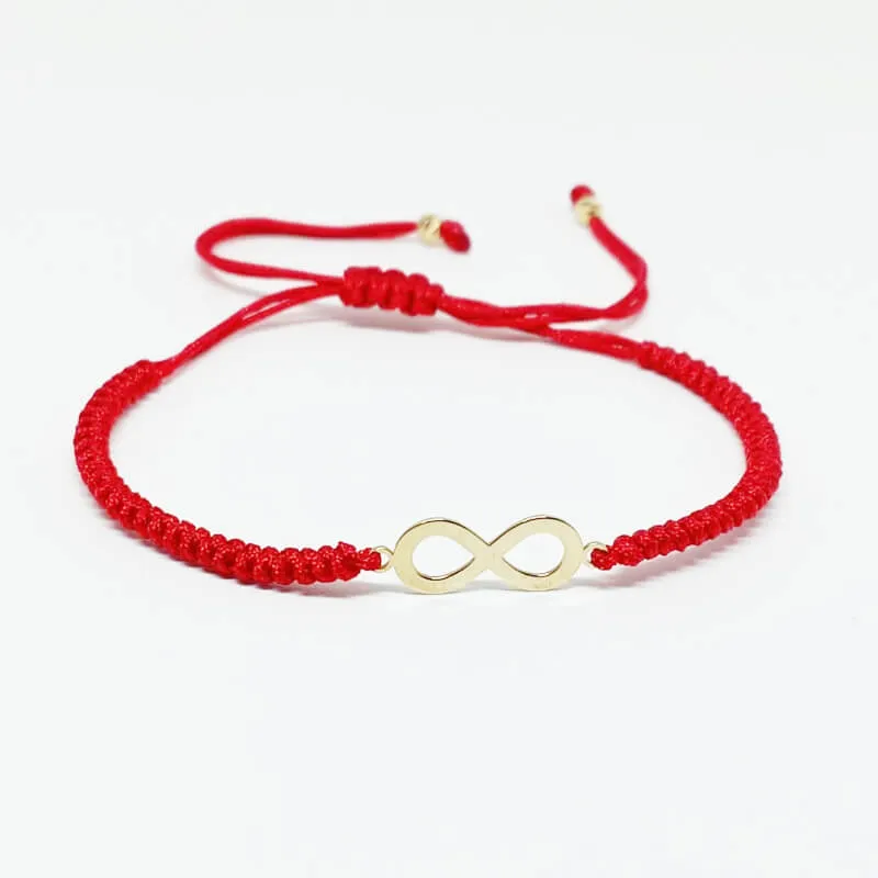 GENERICO - Pulsera Hilo Rojo Infinito