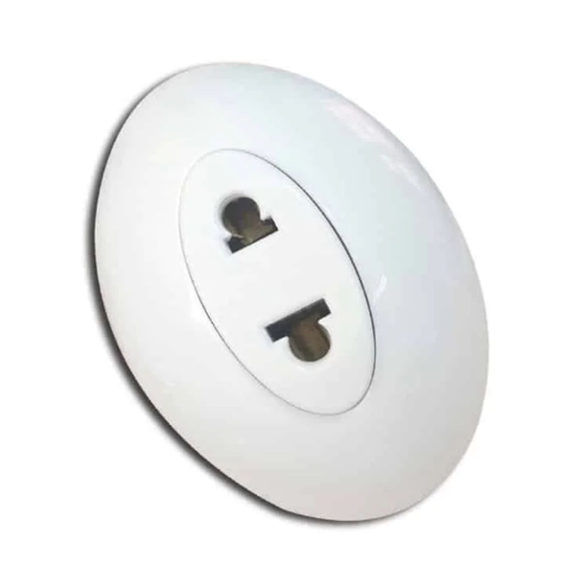 OPALUX - Tomacorriente Simple Universal 2 Polos OP-VT56 OPALUX