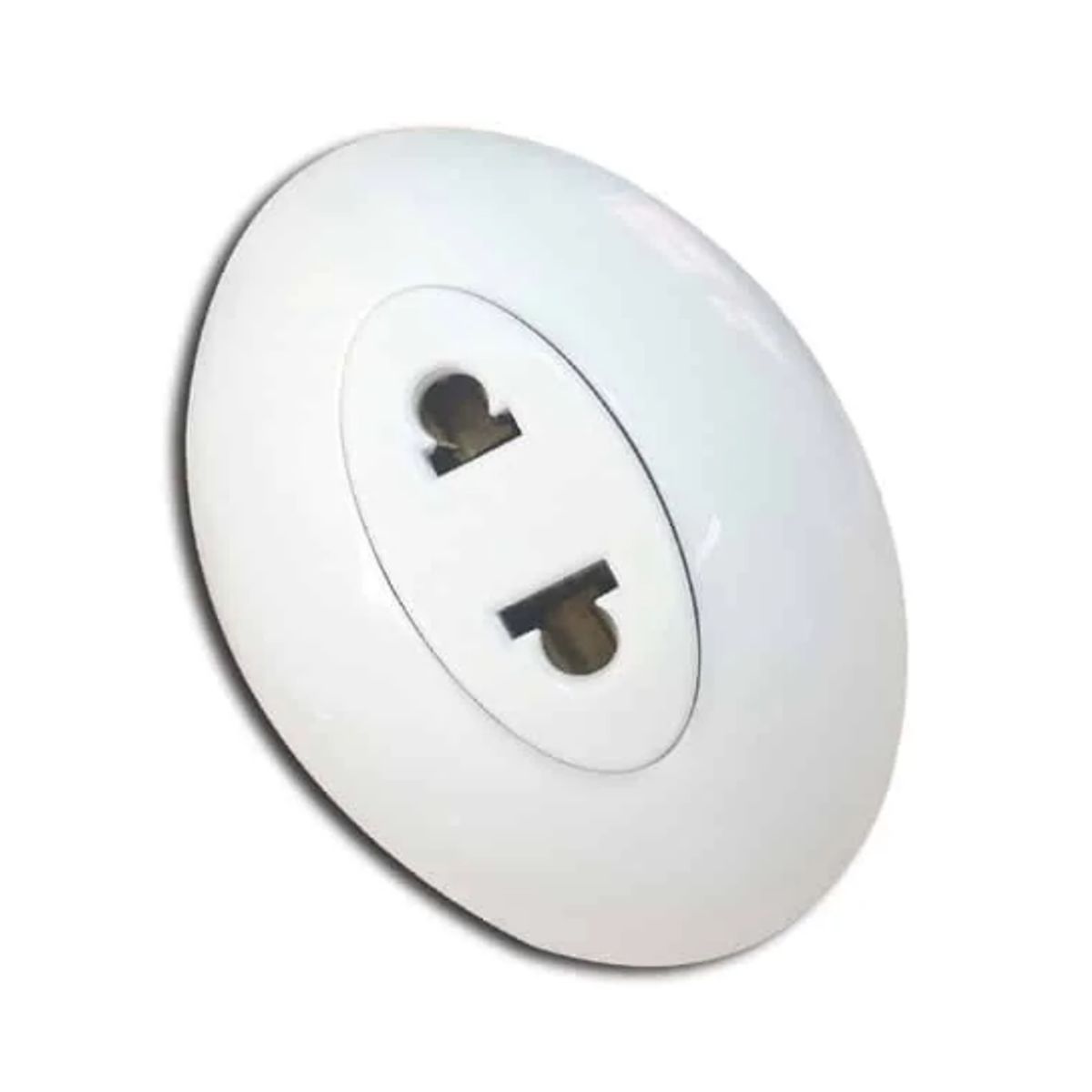 OPALUX - Tomacorriente Simple Universal 2 Polos OP-VT56 OPALUX