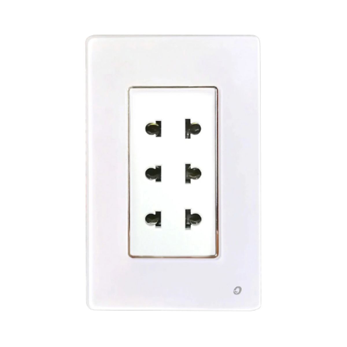 OPALUX - Tomacorriente Triple Universal 2 Polos OP-AT-36-BL OPALUX