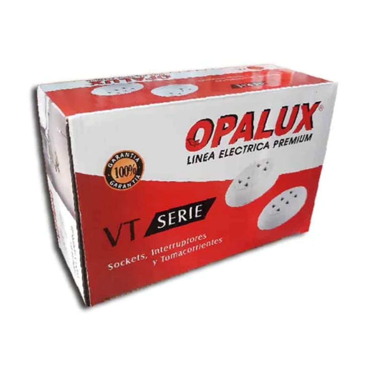 OPALUX - Tomacorriente Triple Universal 2 Polos OP-VT78 OPALUX