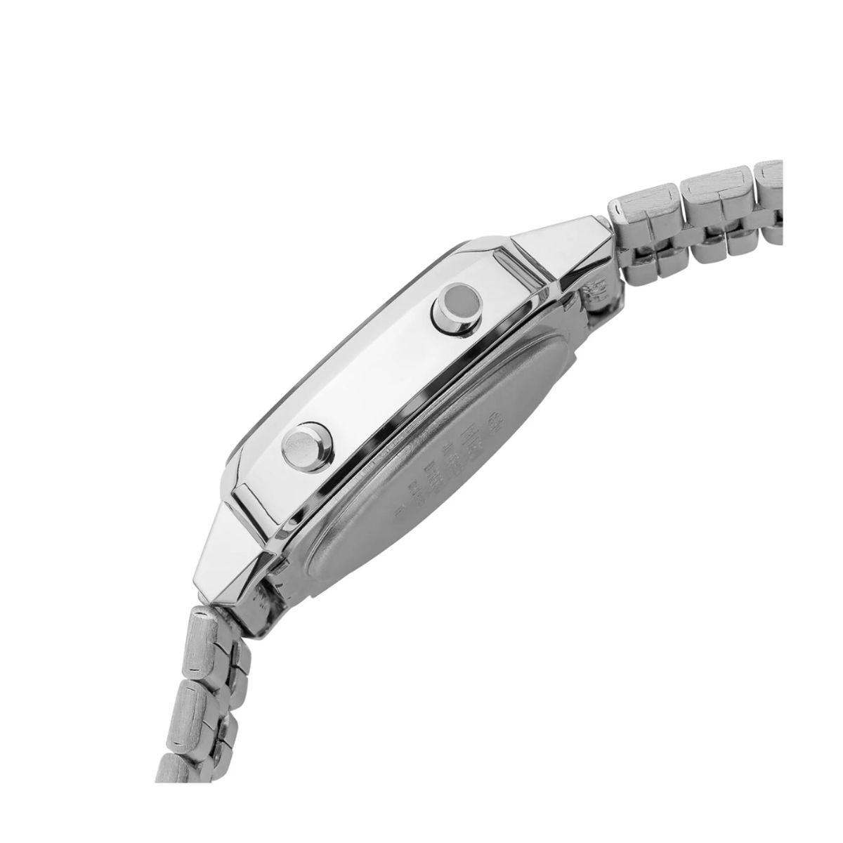 GENERICO - Reloj Vintage Mujer Resistente al Agua - Diseño Retro Elegante Color Plateado Ideal para Regalo