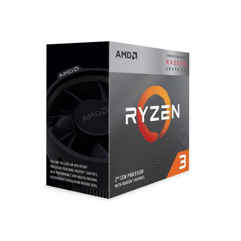 AMD - Procesador AMD Ryzen 3 3200G 3.60GHz 4MB L3 4 Core AM4 14nm 65 W