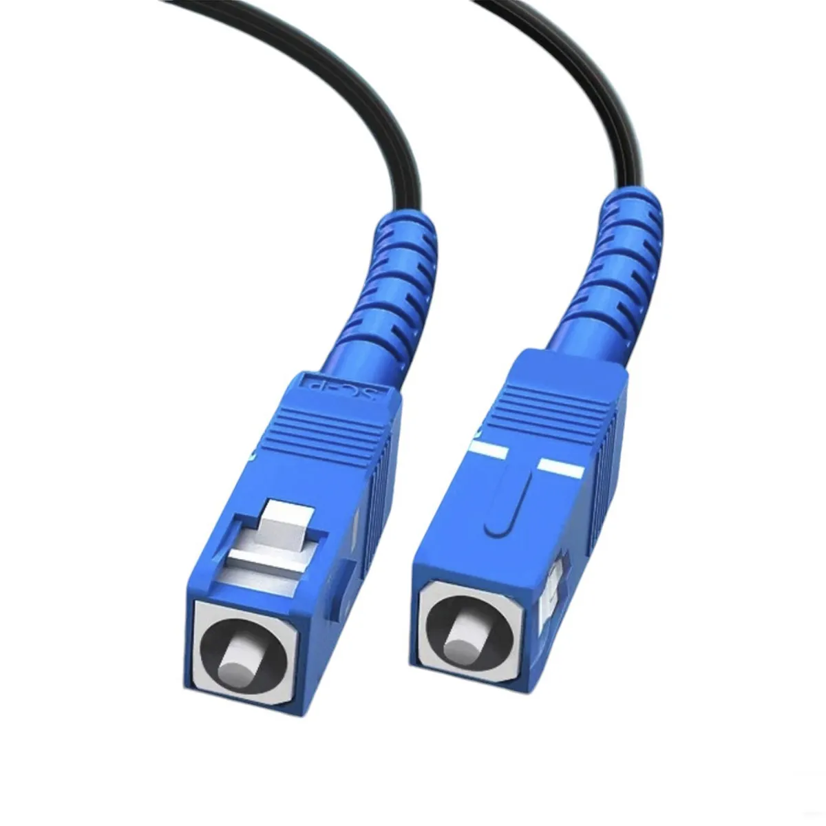 NETCOM - Cable patch cord de fibra optica SC-SC UPC 200 Metros NETCOM monomodo