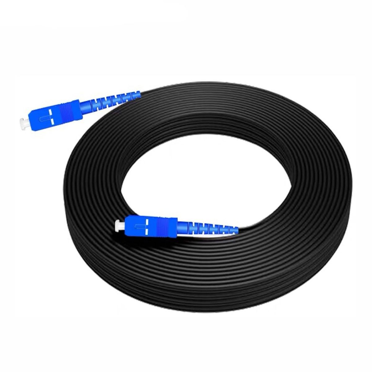 NETCOM - Cable patch cord de fibra optica SC-SC UPC 250 Metros NETCOM monomodo